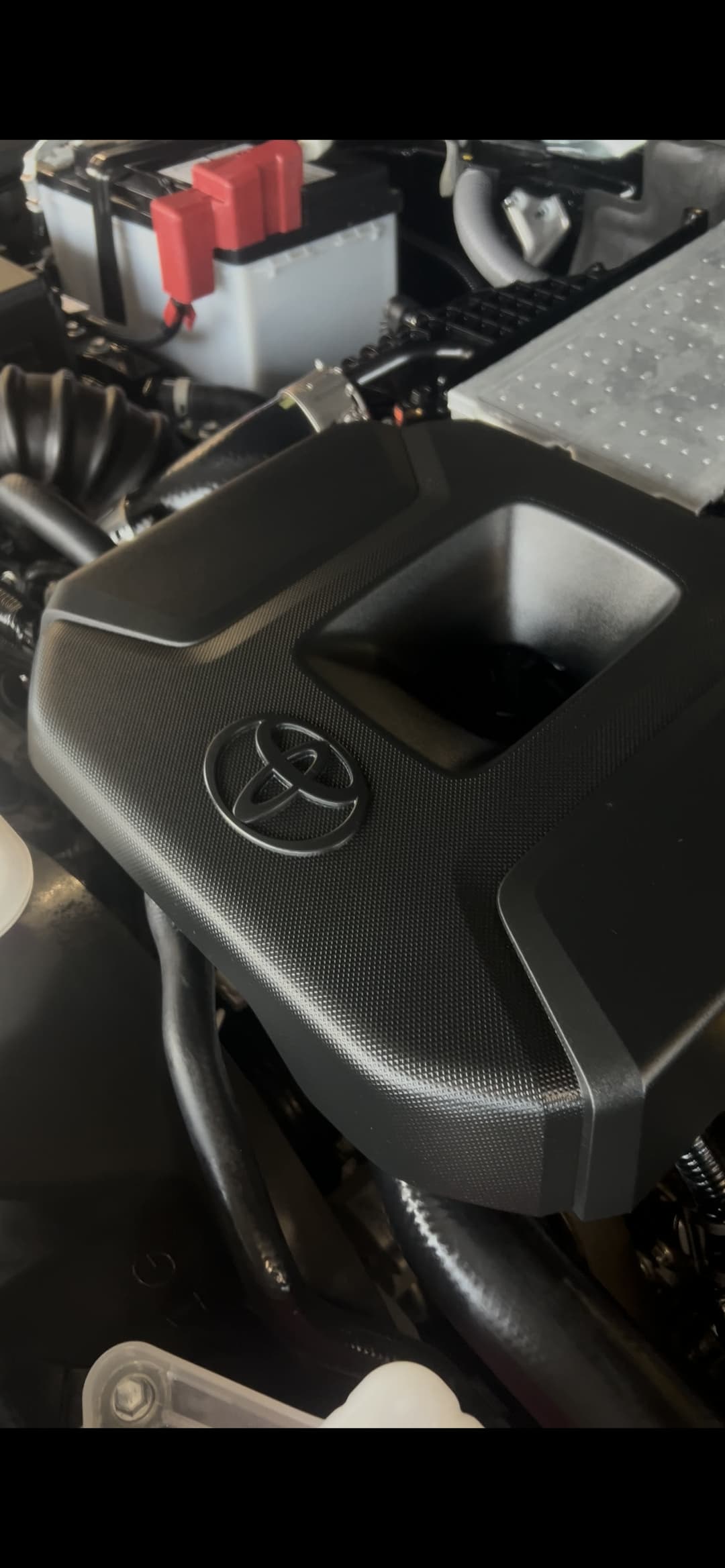 Toyota engine bay detailing