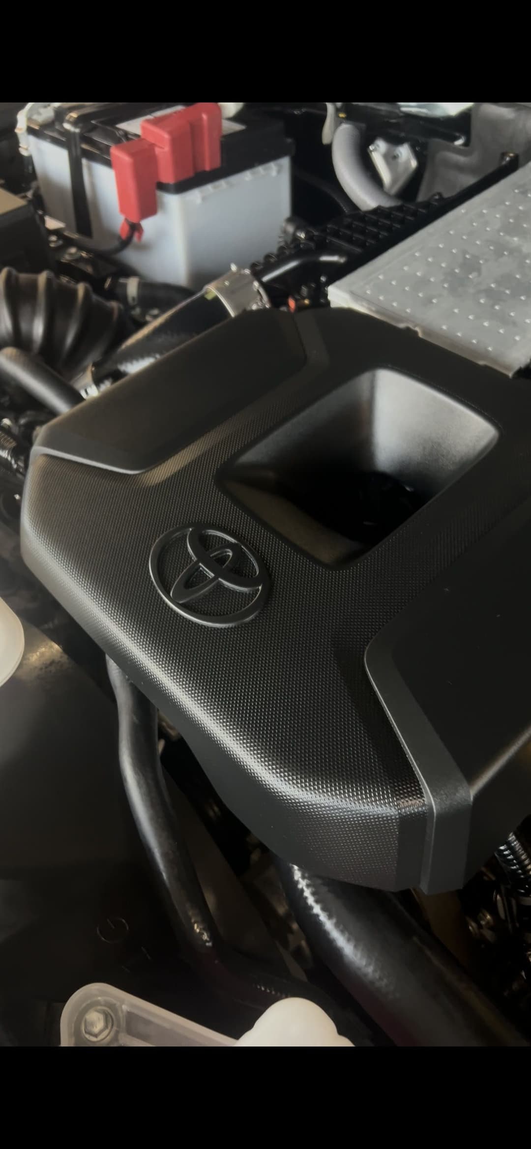 Toyota engine bay detailing